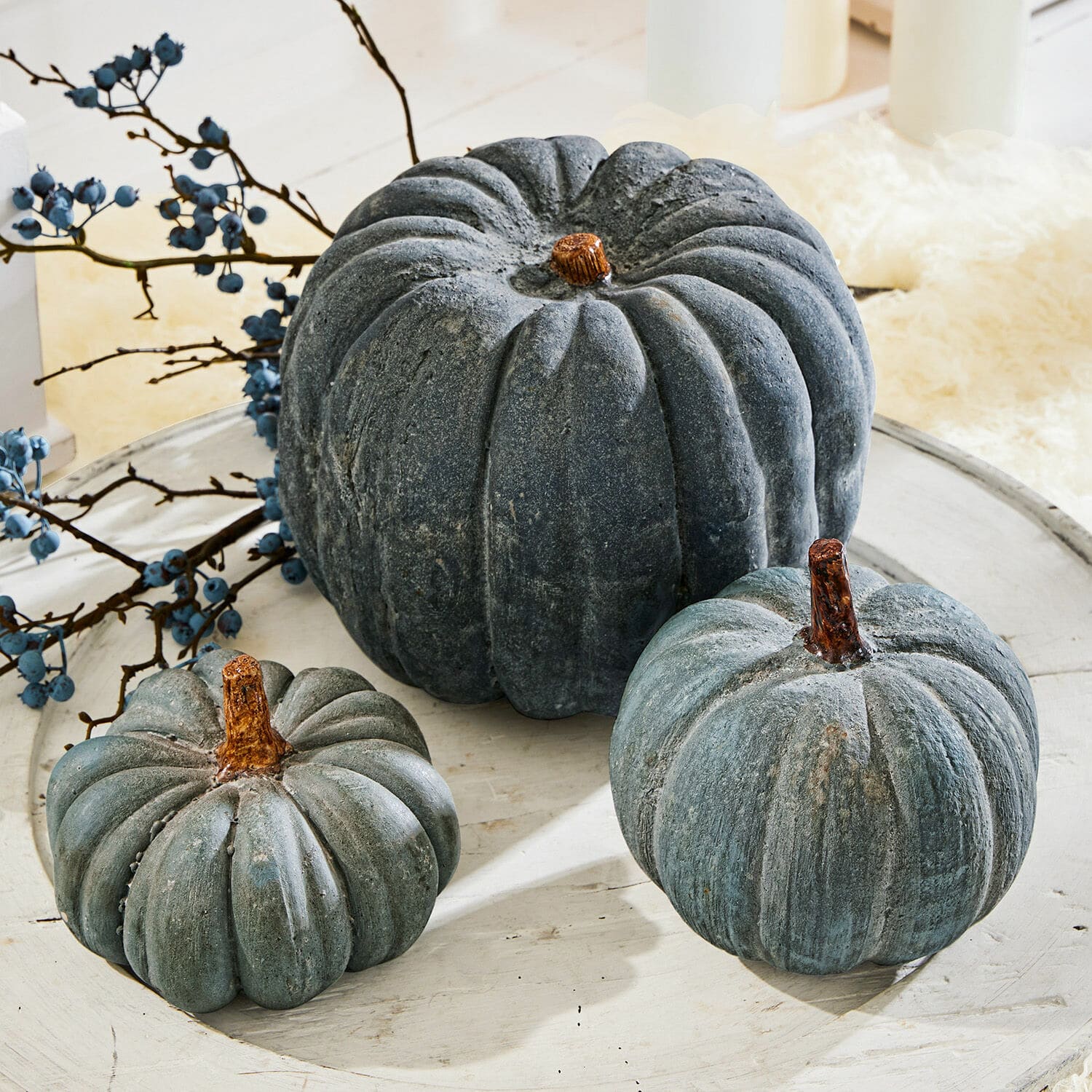 Pompoen set van 3 Pumpkin