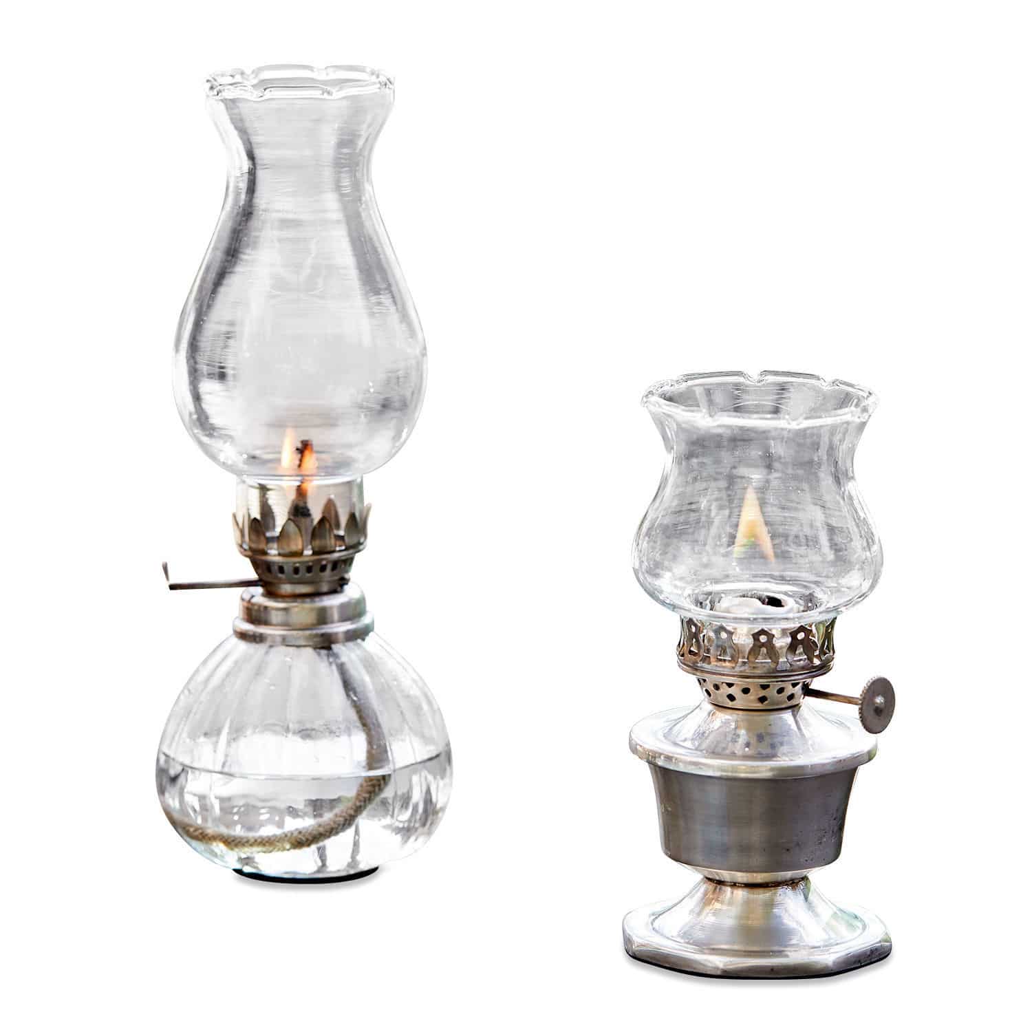 Olielamp set van 2 Crouy