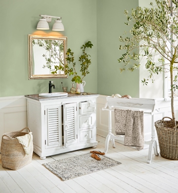 Kleurtrend: wit & groen