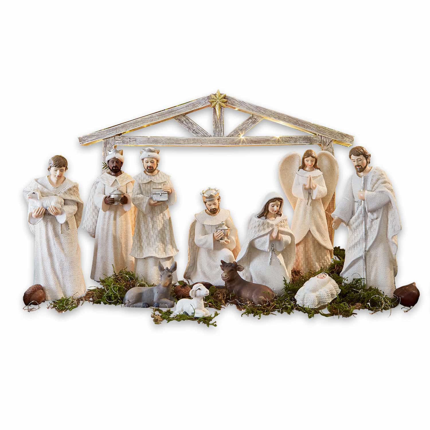 Kerststalfiguren set van 12 Santo