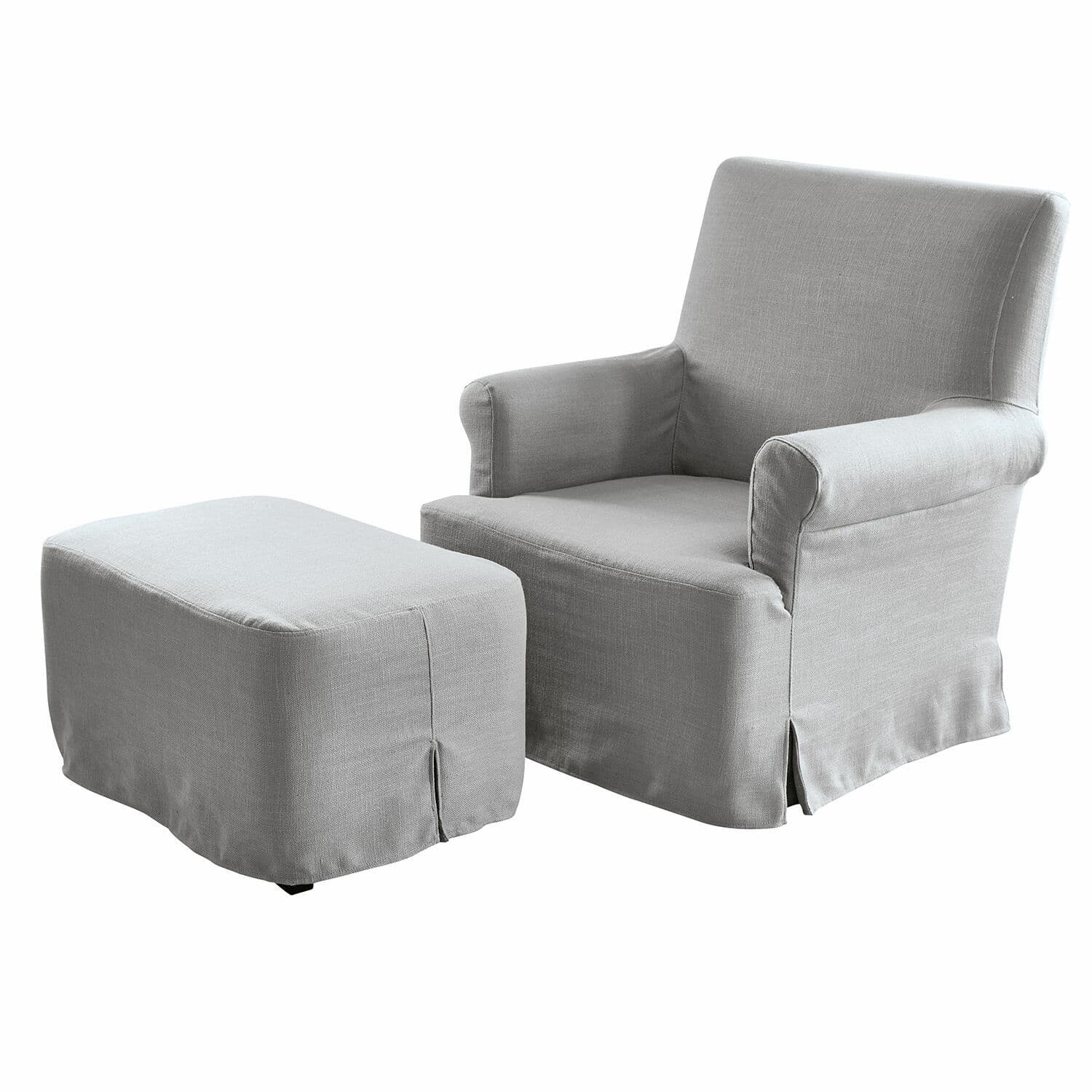 Fauteuil met hocker Nasour