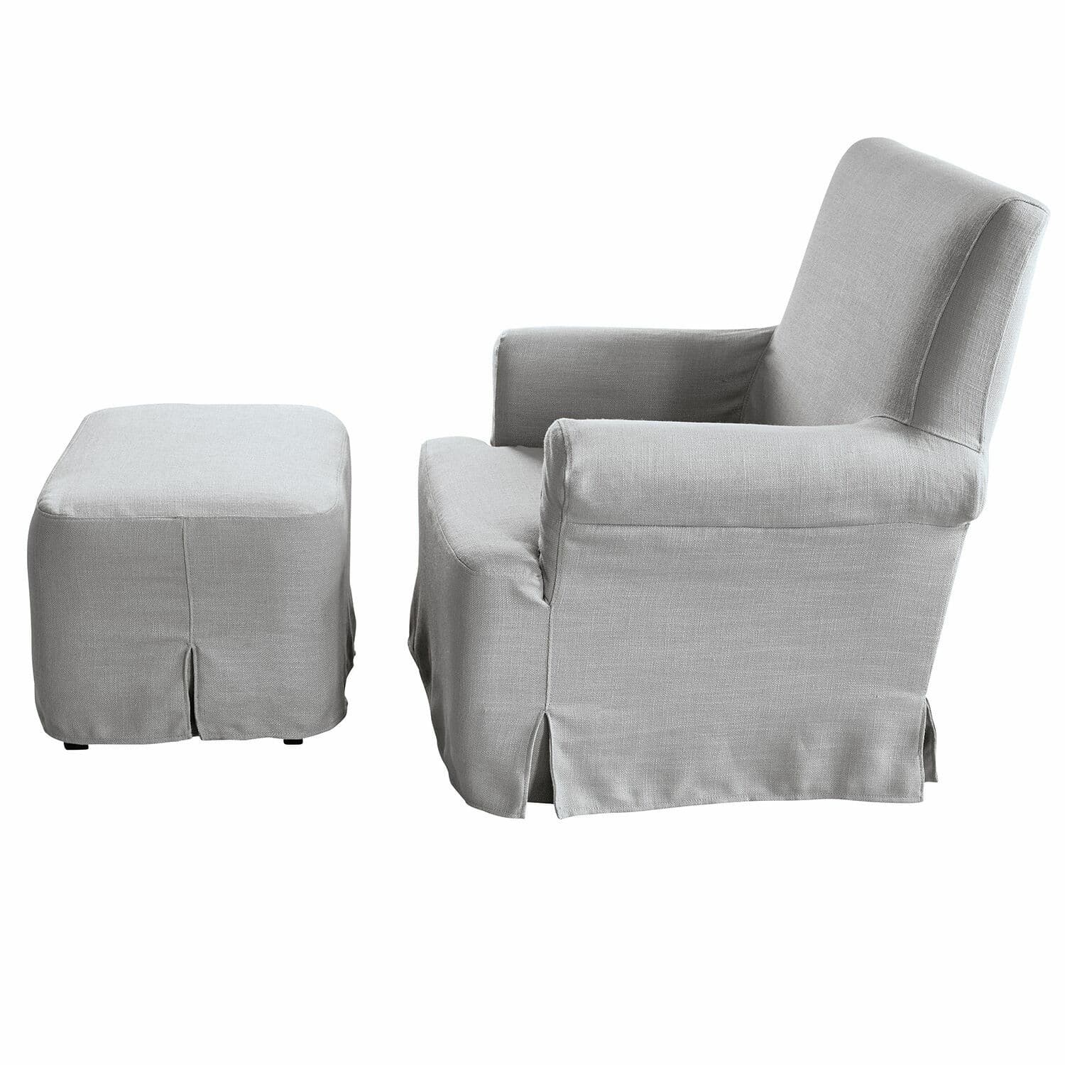 Fauteuil met hocker Nasour