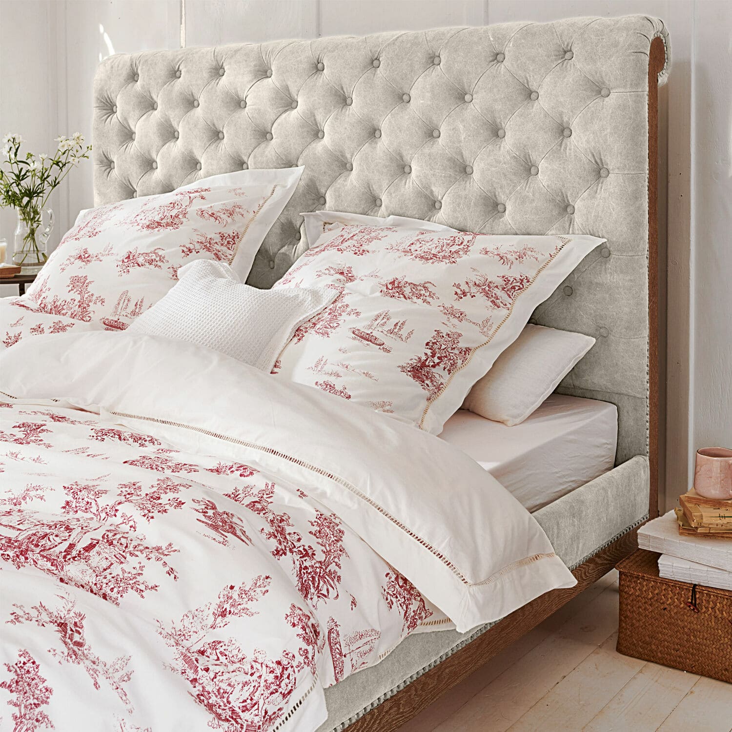 Beddengoed Toile rouge