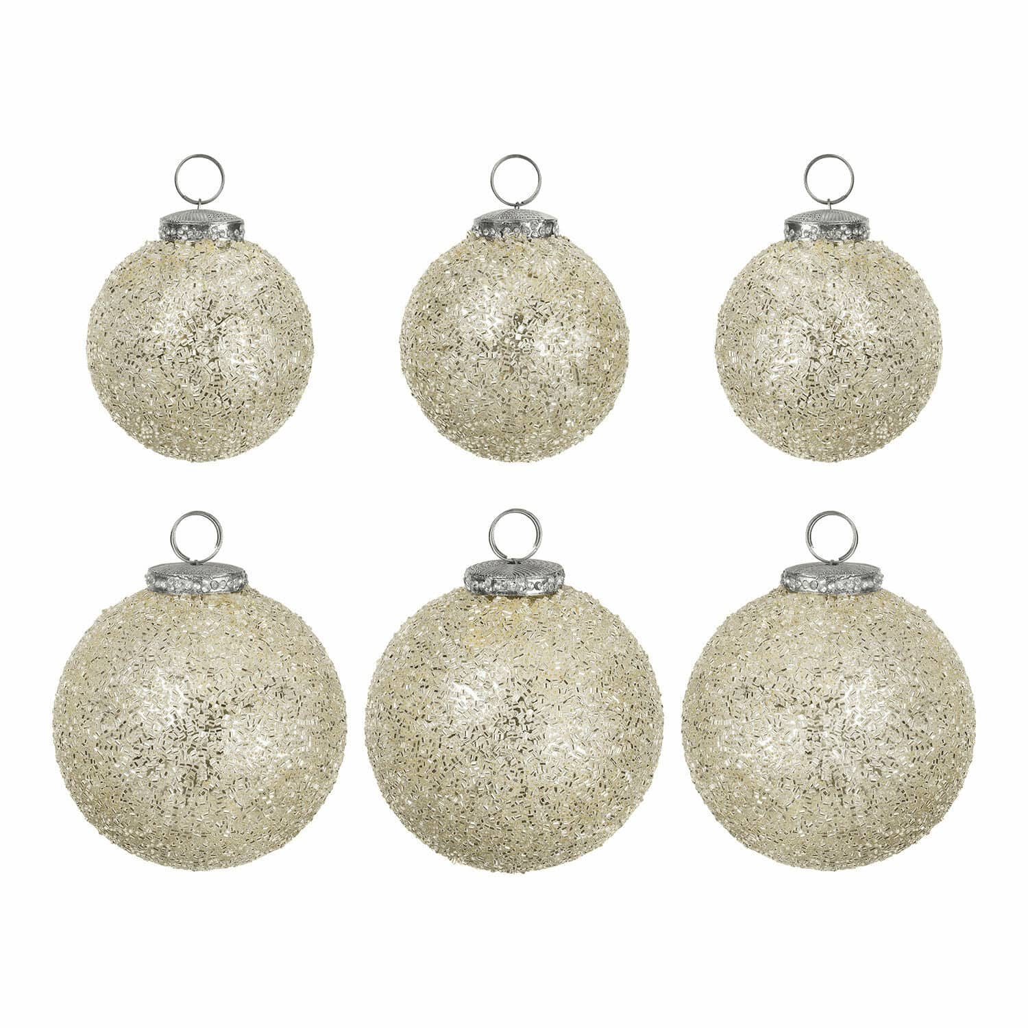 Set kerstballen set van 6 Shariz