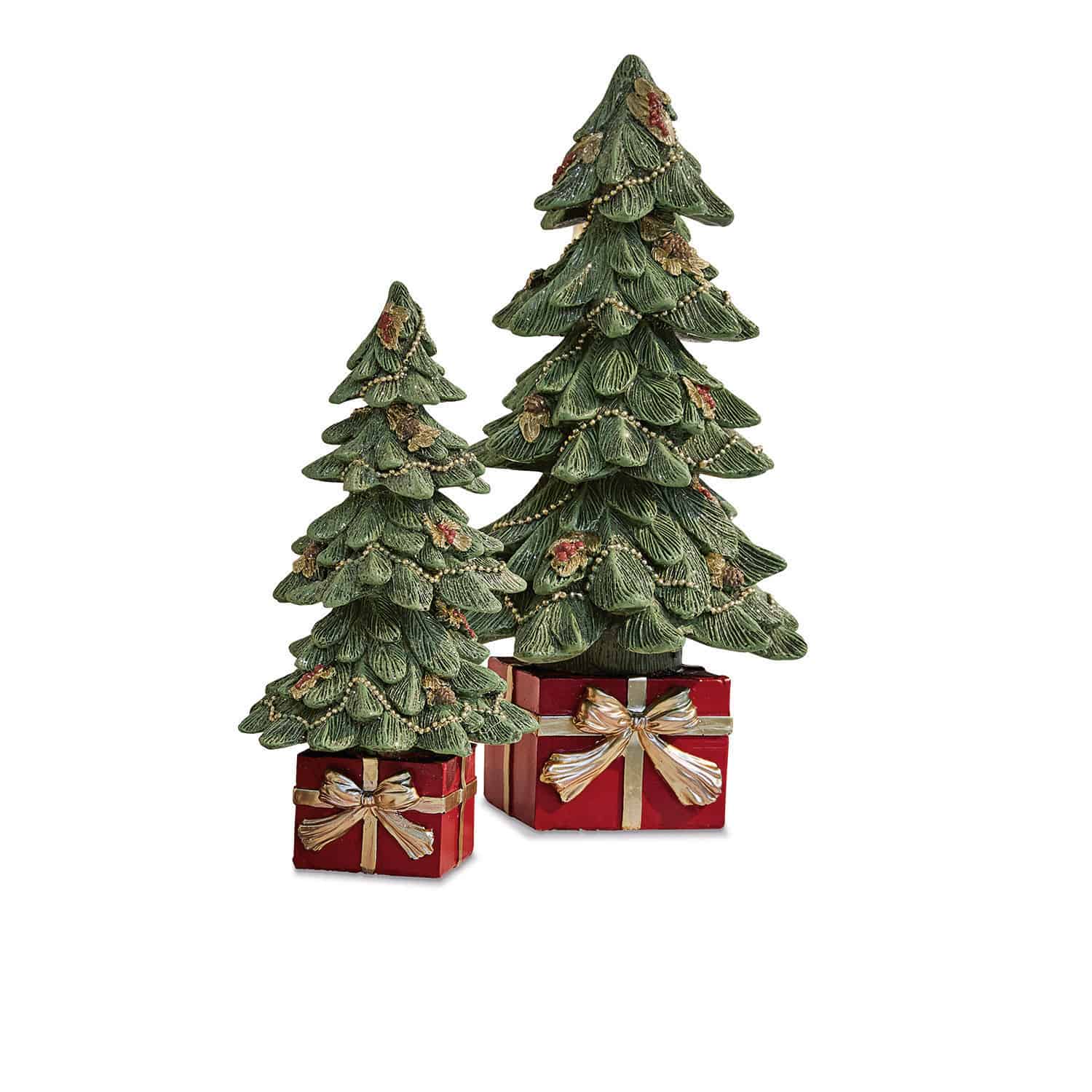 Decoratieve kerstboom, set van 2 Verne