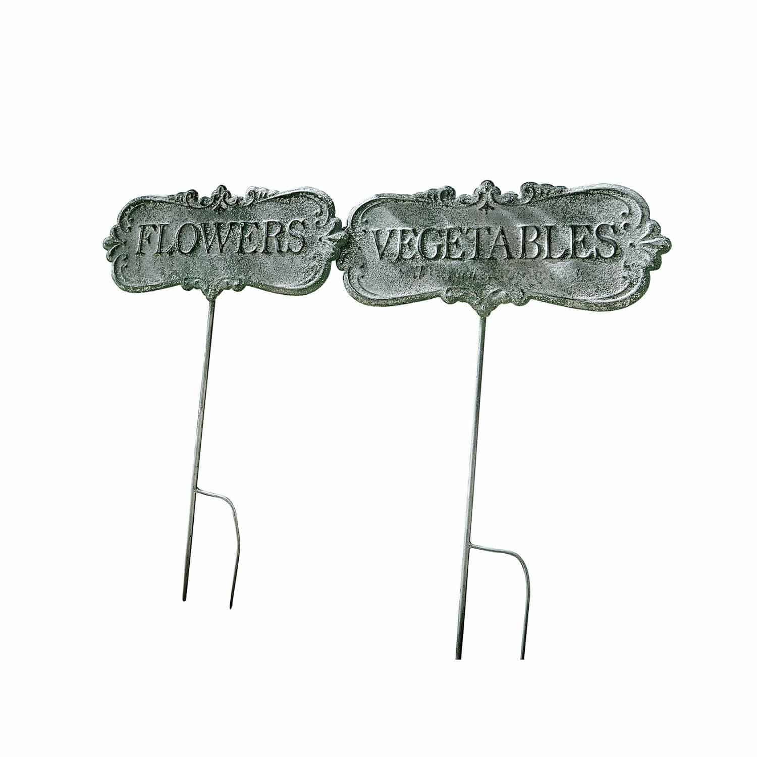 Plantenlabels set van 2 Flowers & Vegetables