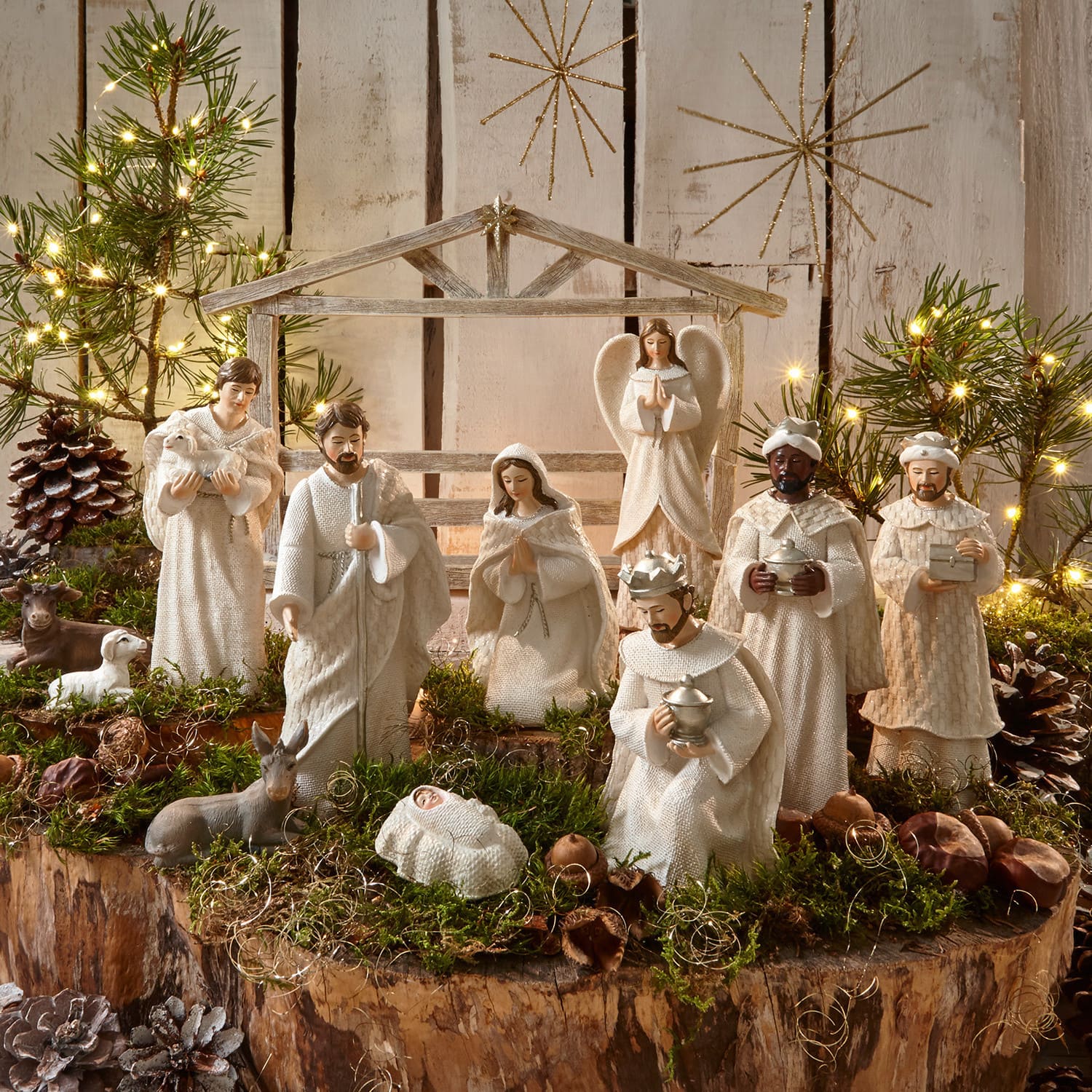 Kerststalfiguren set van 12 Santo