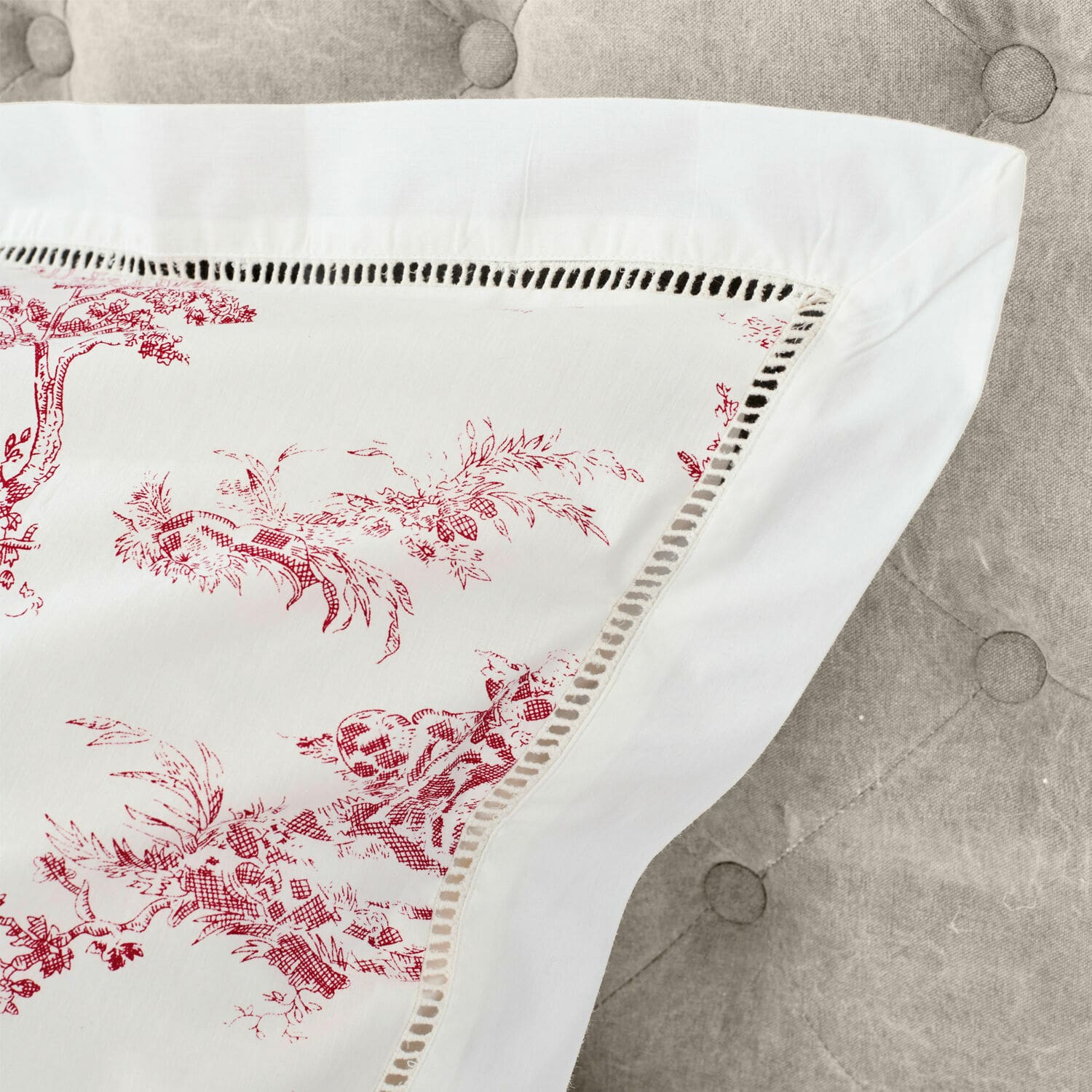 Beddengoed Toile rouge