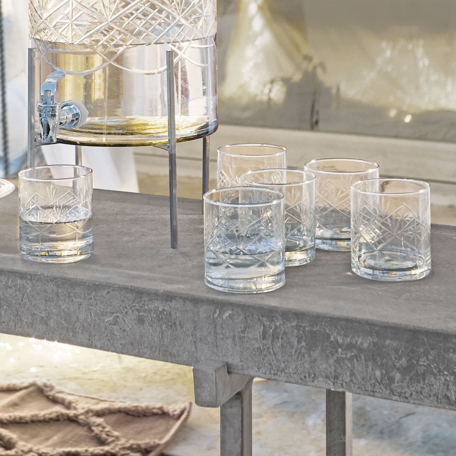 Glas set van 6 Hagens