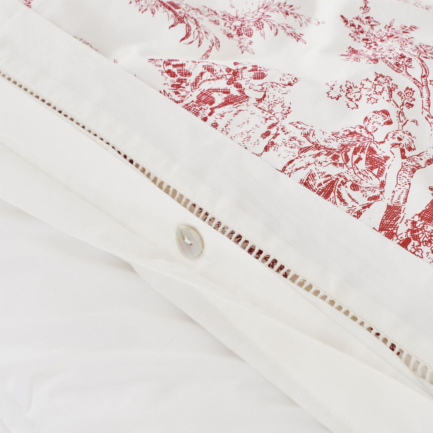 Beddengoed Toile rouge