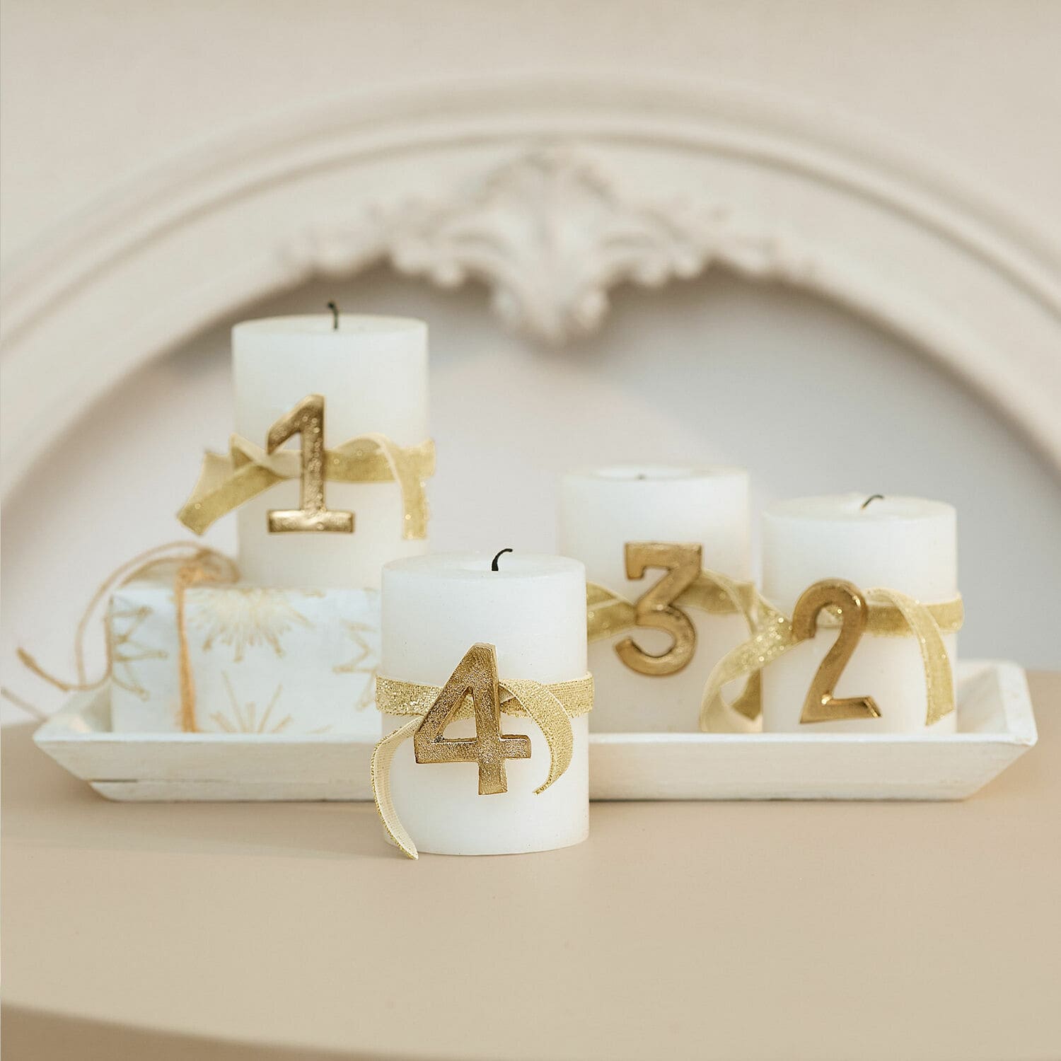 Decoratie pin set van 4 Marfino