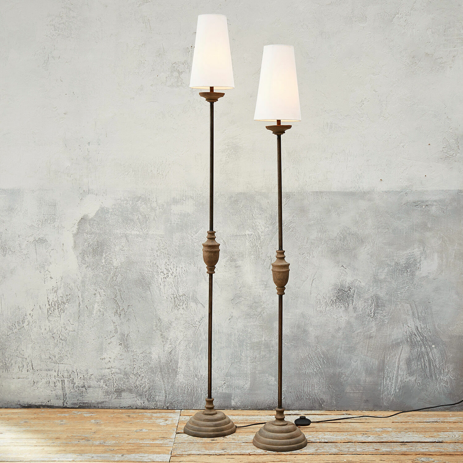 Staande lamp set van 2 Abigail