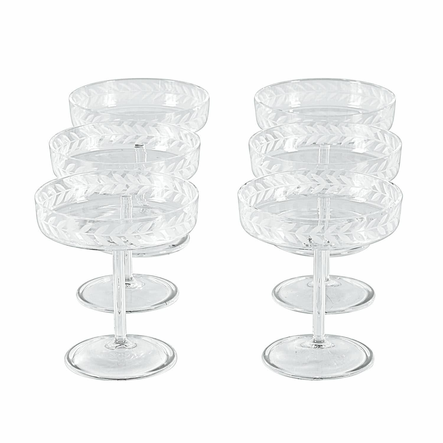 Champagneglas set van 6 Macomb