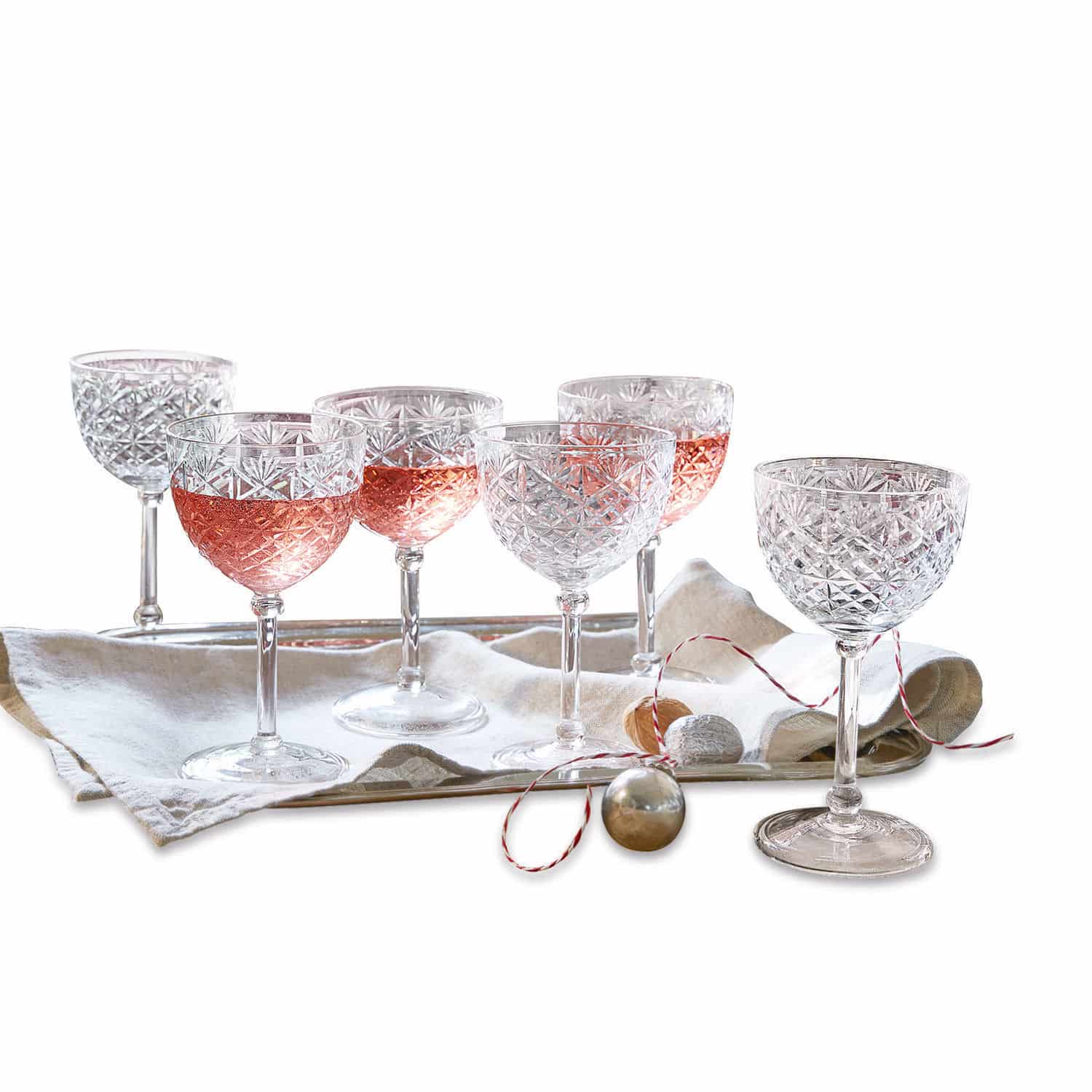 Champagneglas set van 6 Olite