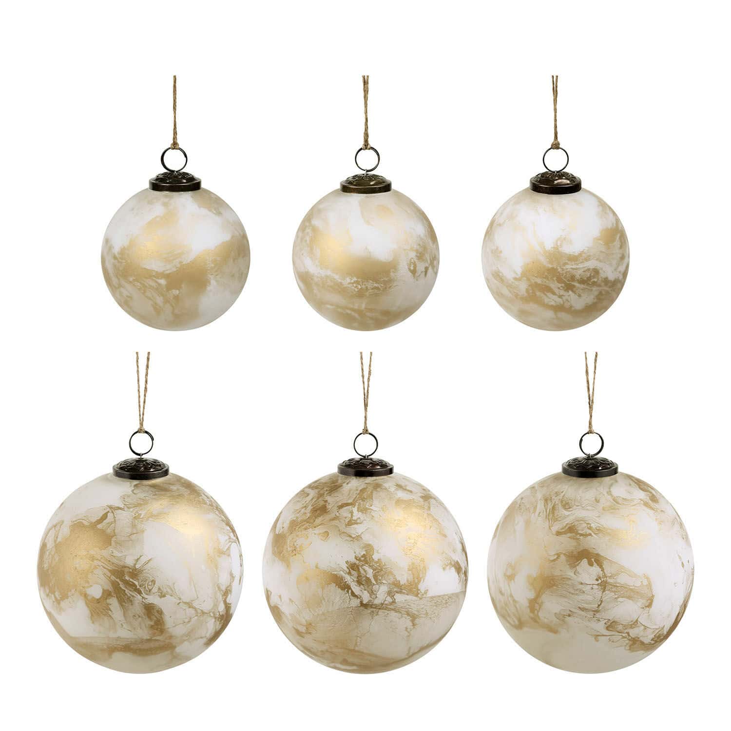 Kerstballen set van 6 Nymeria