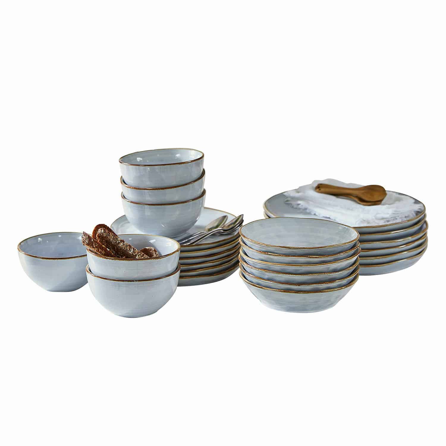 Servies set van 24 Veena