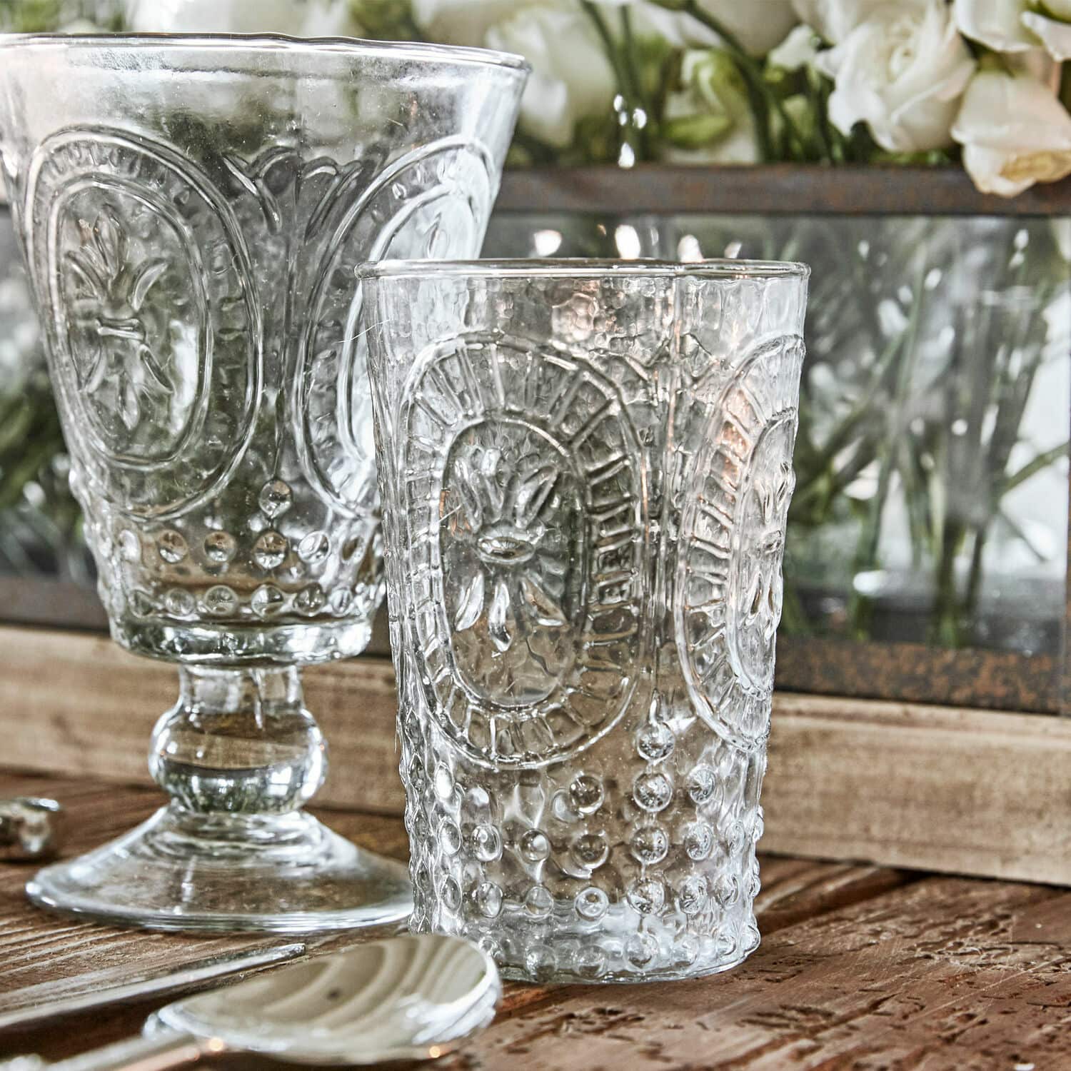 Glas set van 6 Fleury