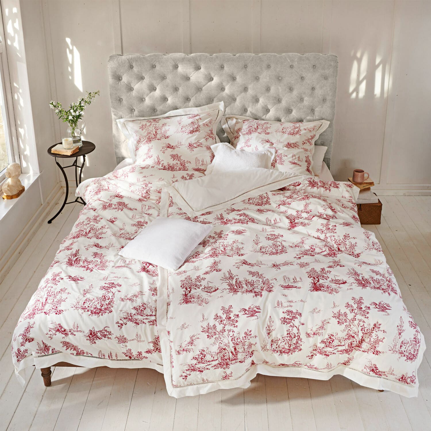 Beddengoed Toile rouge