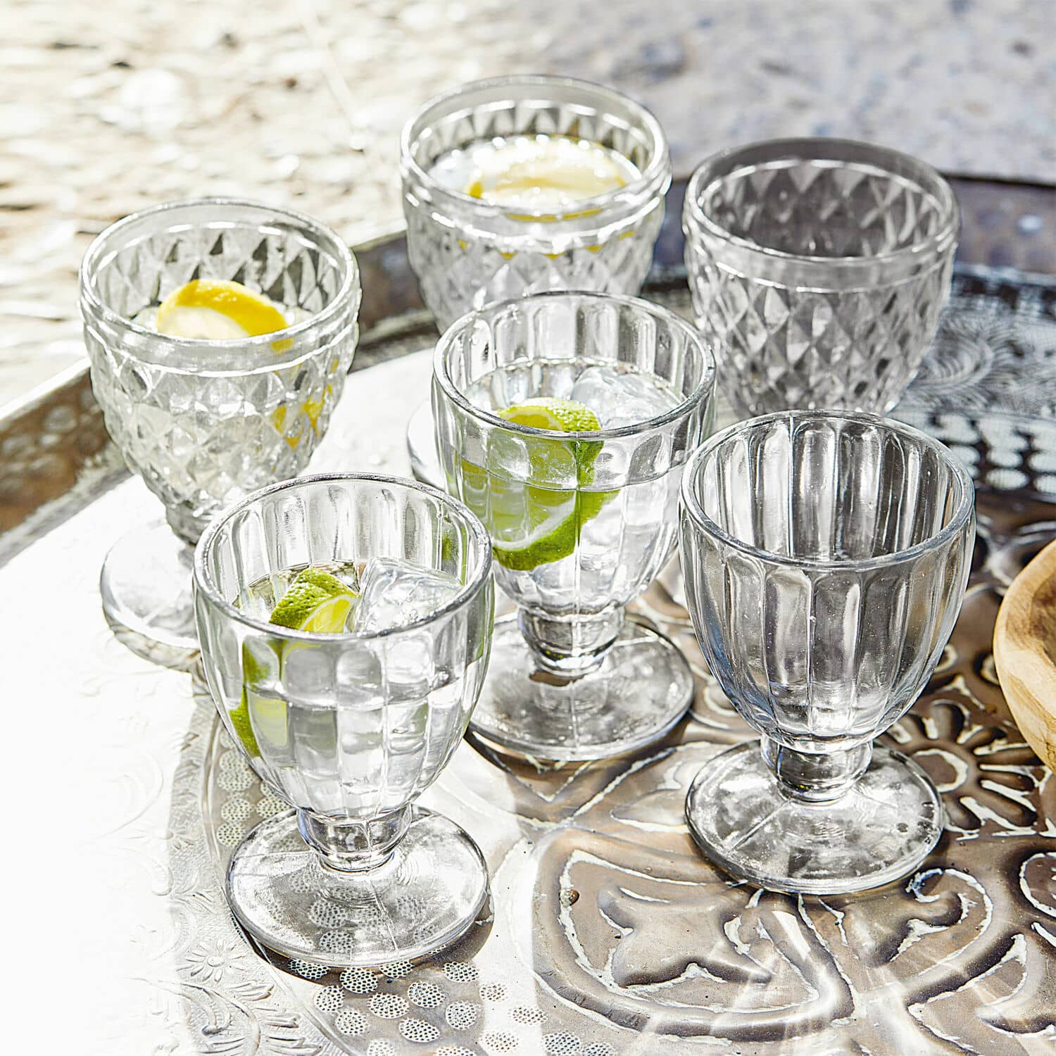 Glas set van 6 Harmonville