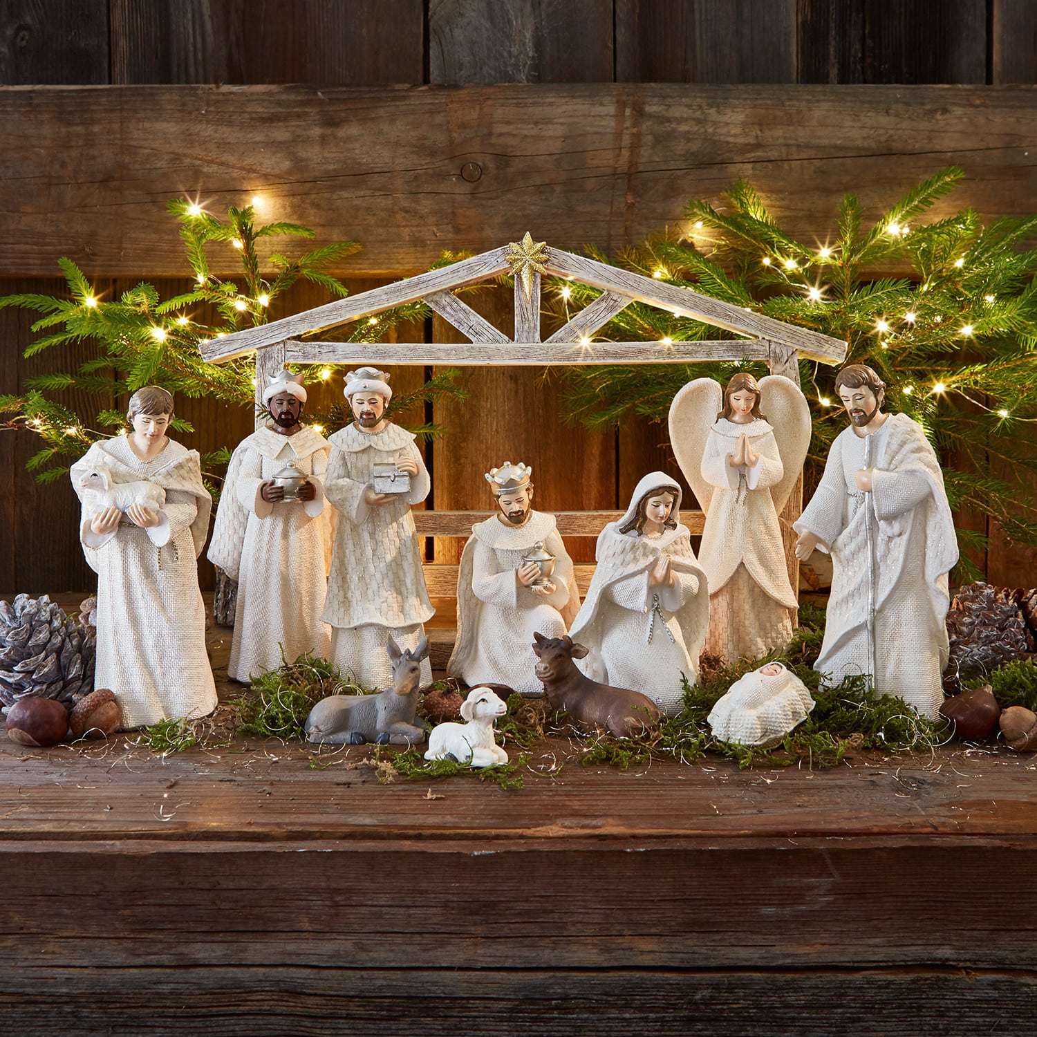 Kerststalfiguren set van 12 Santo