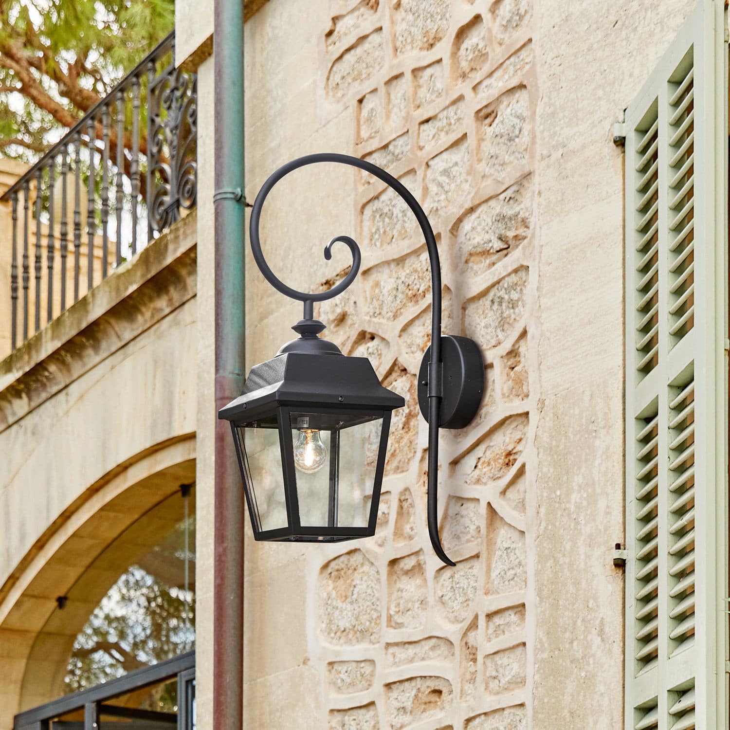 Wandlamp voor buiten Lewarde