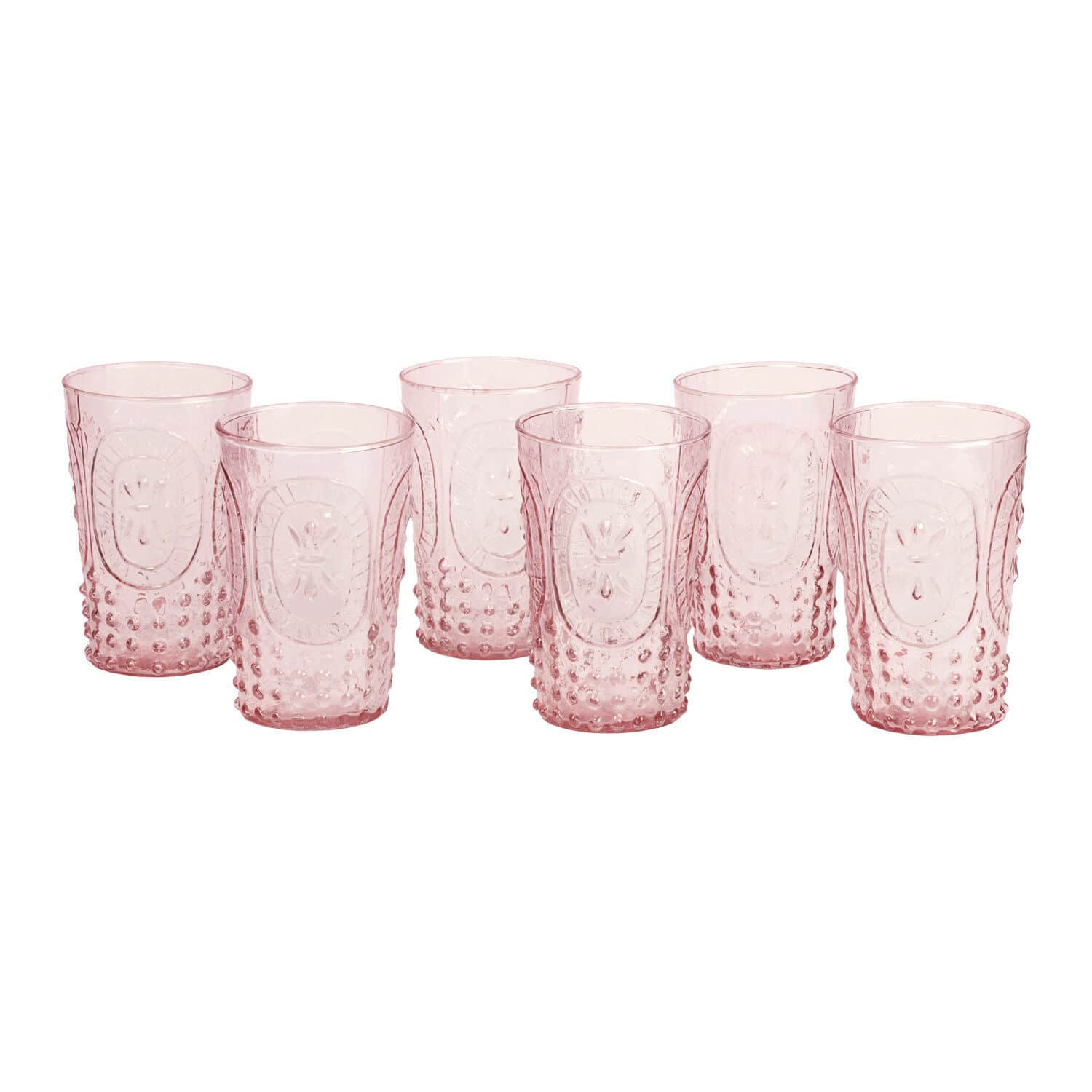 Glas set van 6 Fleury