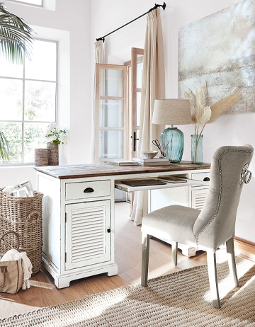 Homeoffice in shabby-chic