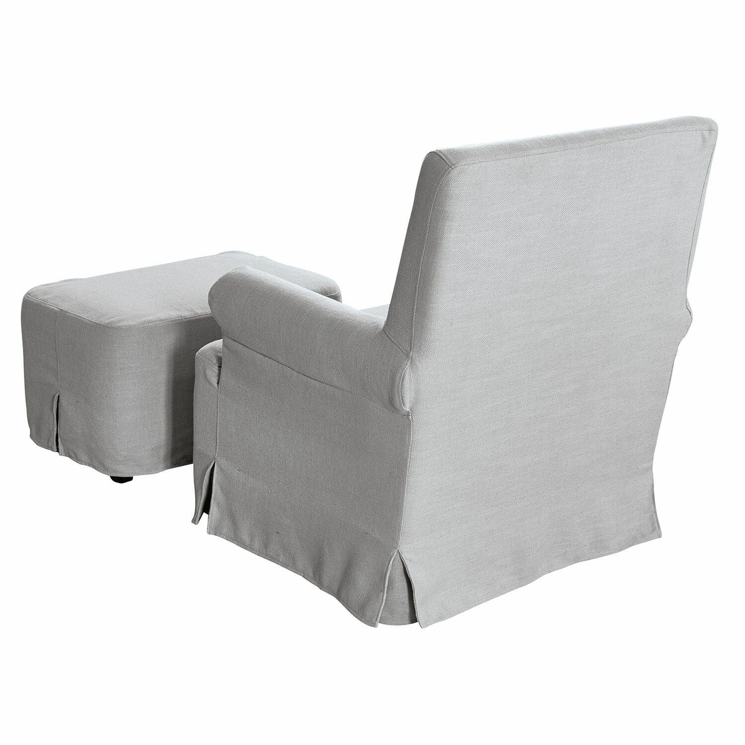 Fauteuil met hocker Nasour