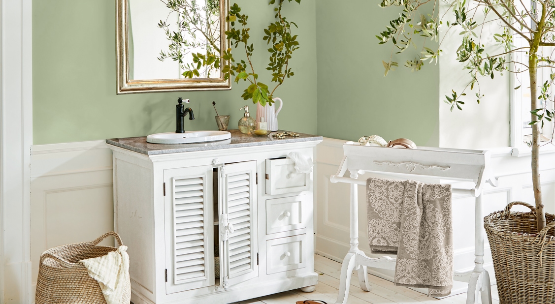 Kleurtrend: wit & groen