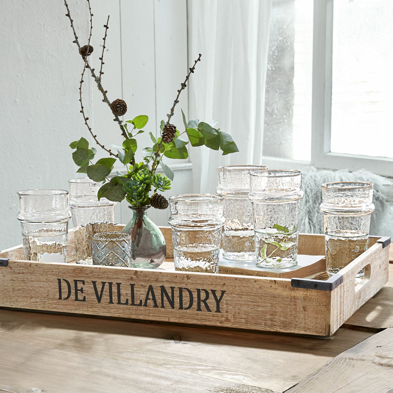 Glas set van 6 Avrilla