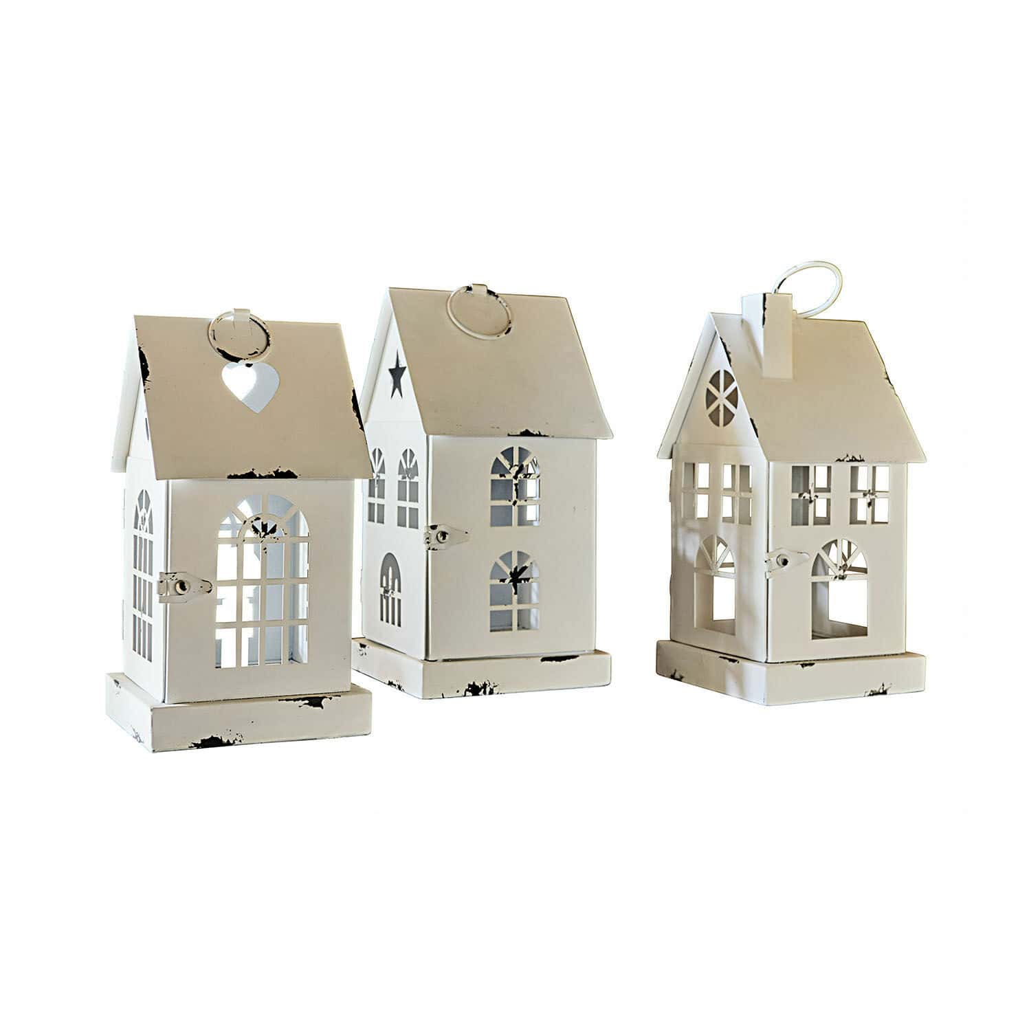 LED-lantaarn set van 3 Village