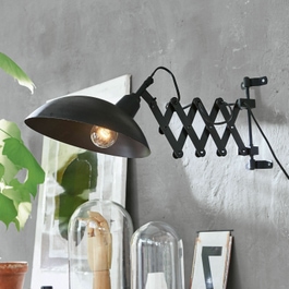 Wandlamp Isaac zwart