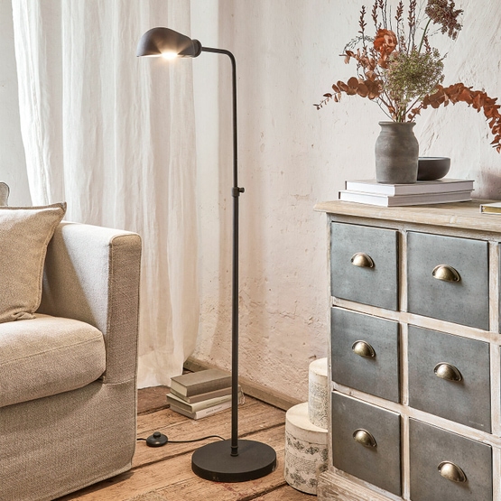 Staande lamp Edda zwart