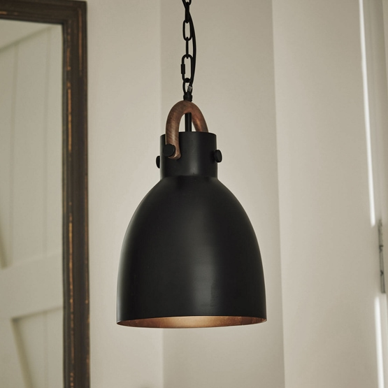 Hanglamp Walcote zwart