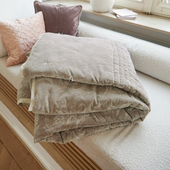 Quilt Olicianne taupe