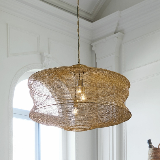 Hanglamp Valerique goudkleurig